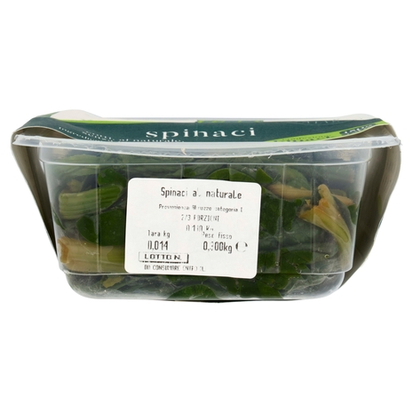 Annatura spinaci al naturale 0,300 kg